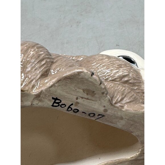 Handmade Ceramic Bunny Figurine Bobo -07 5" Tall Pre-owned READ - Picture 8 of 8